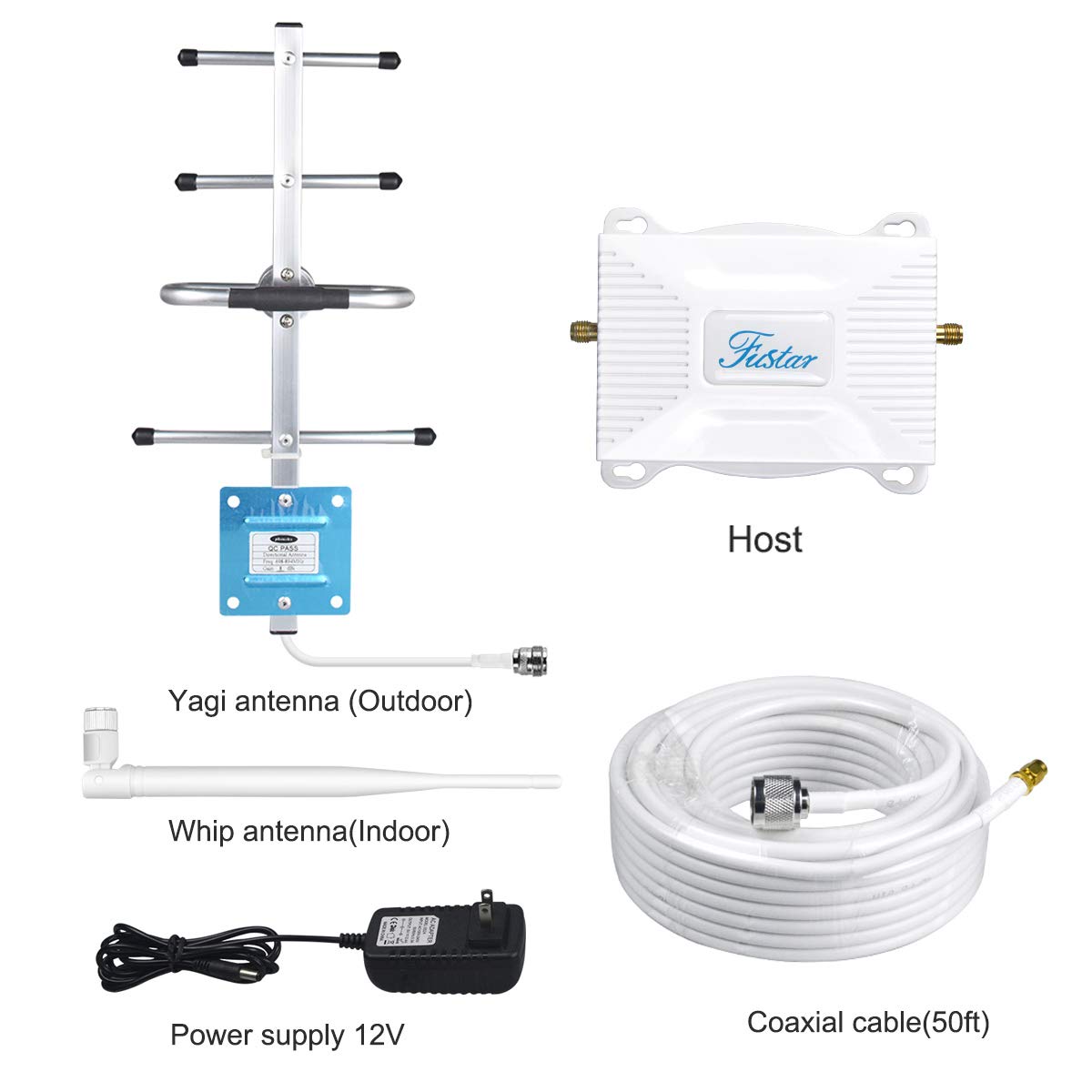 Verizon Cell Phone Signal Booster 4G LTE Band 13 700Mhz FDD Verizon Cell Signal Booster Repeater Signal Amplifier Enhance Data and Voice BOSURU Home Use with Antenna Kits Support Multiple Devices 
